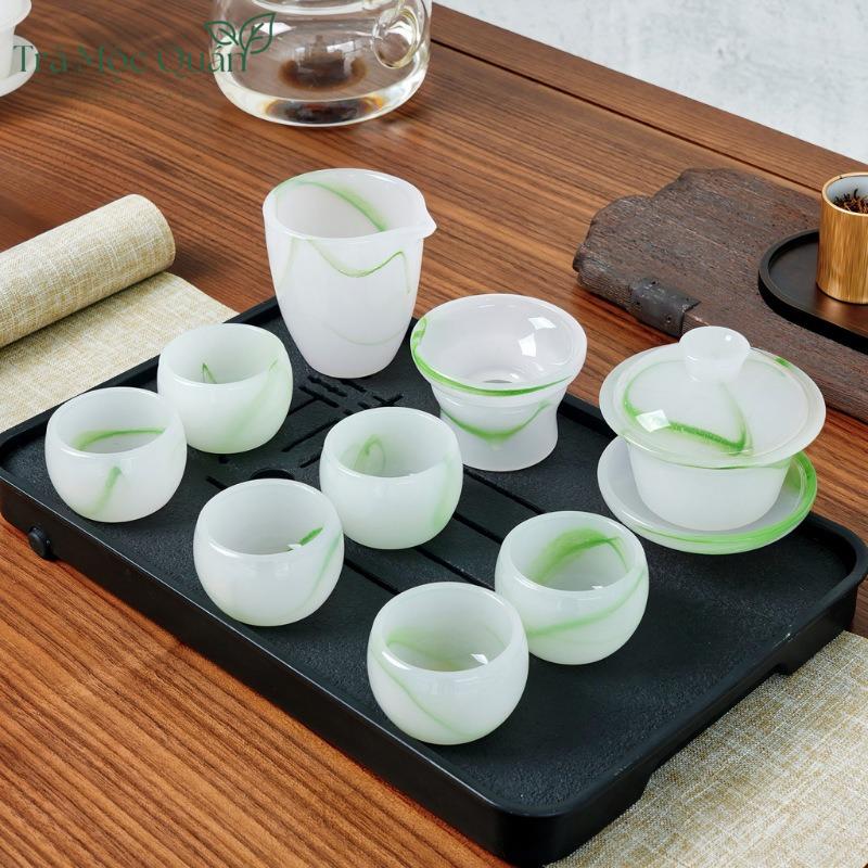 Bộ Chén Khải Ngọc Pha Trà Sang Trọng BAT24