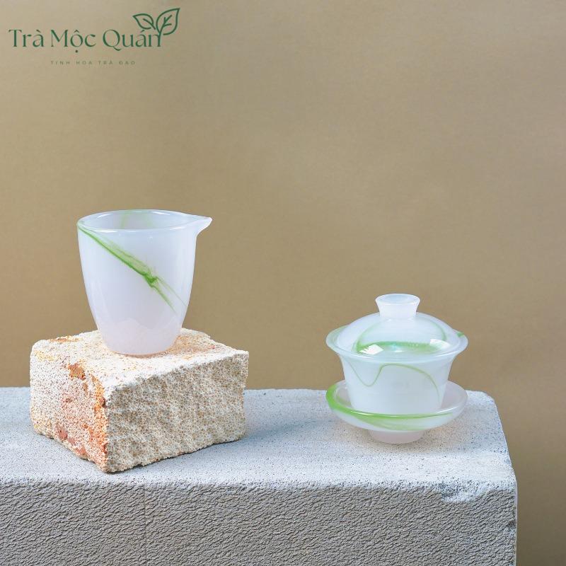 Bộ Chén Khải Ngọc Pha Trà Sang Trọng BAT24