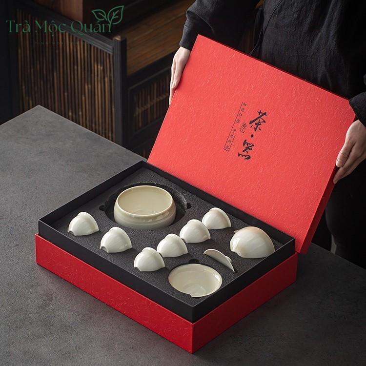 Bộ Khải Chén Sứ Sài Thiêu Bộ 10 Món BAT19