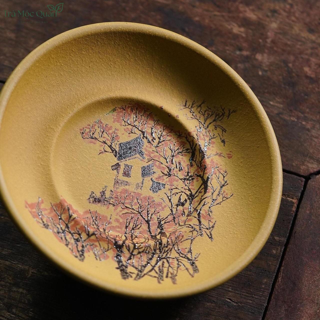 Chén Khải Tử Sa Đoạn Nê Xuân Giang Nam Thủ Công 170ml CK58