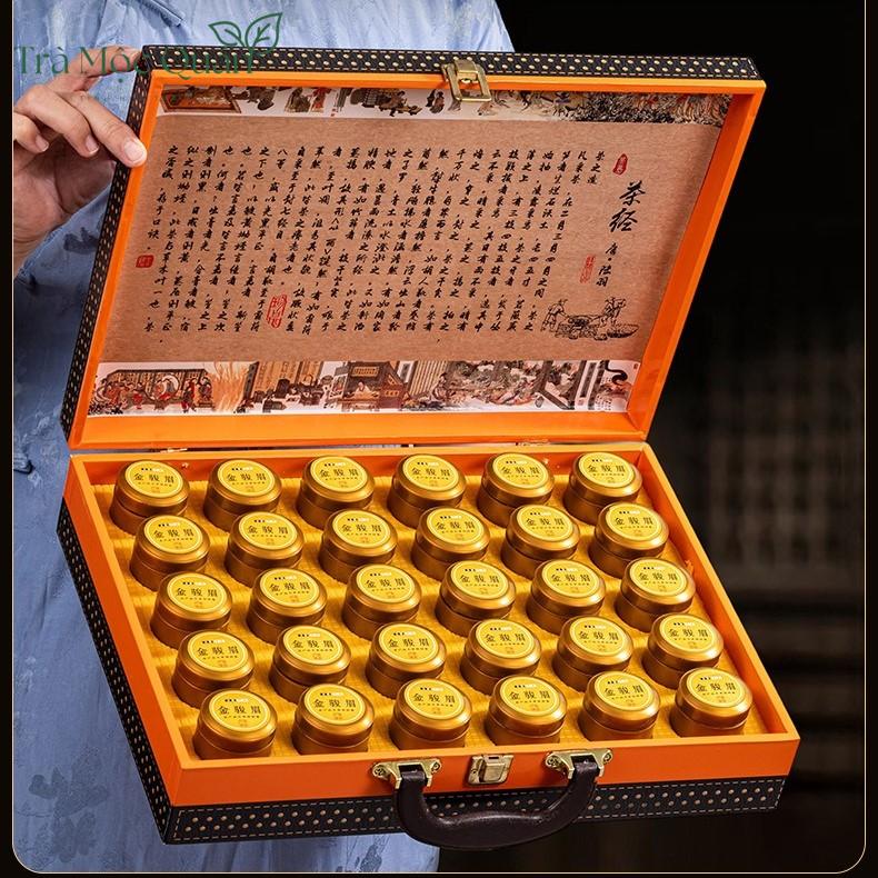 Hồng Trà Kim Tuấn Mi Cống Phẩm Kim Hoàng – Hộp Quà 250g HT100