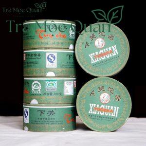Hộp Trà Phổ Nhĩ Sống 100g Tea Hạng A Năm 2013, Trà Hương Ngũ Cốc PN57