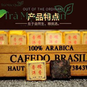 Hộp Trà Phổ Nhĩ Viên Gạch Nếp Đặc Biệt Vân Nam 250g PN65