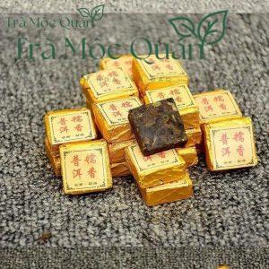 Hộp Trà Phổ Nhĩ Viên Gạch Nếp Đặc Biệt Vân Nam 250g PN65