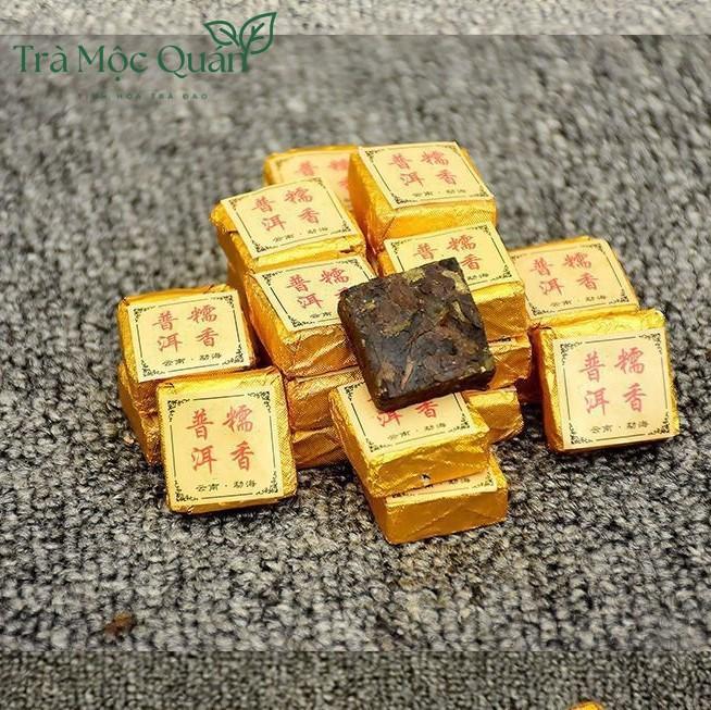 Hộp Trà Phổ Nhĩ Viên Gạch Nếp Đặc Biệt Vân Nam 250g PN65