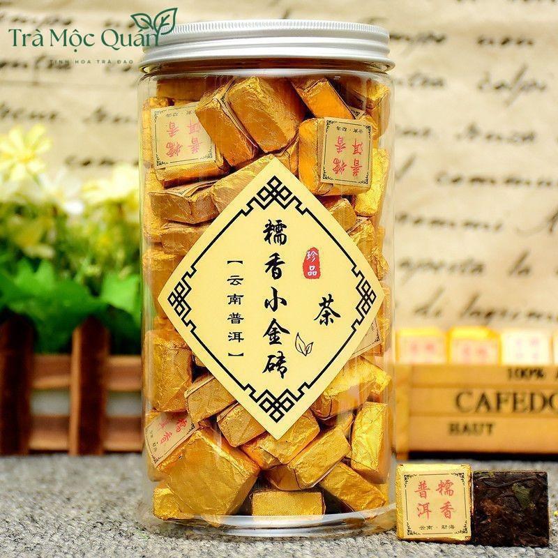 Hộp Trà Phổ Nhĩ Viên Gạch Nếp Đặc Biệt Vân Nam 250g PN65