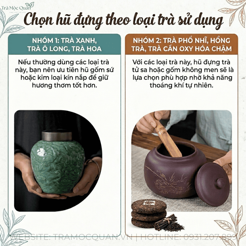 hũ đựng trà đẹp