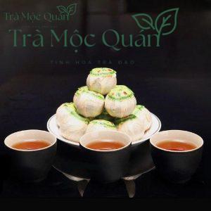 Set Trà Phổ Nhĩ Quýt Thùng Gỗ PN53