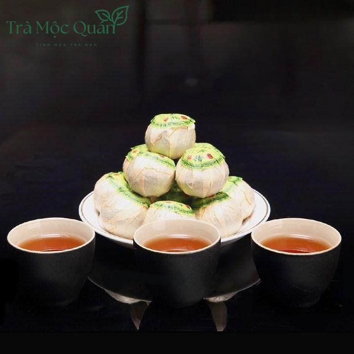 Set Trà Phổ Nhĩ Quýt Thùng Gỗ PN53
