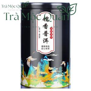 Trà Phổ Nhĩ Chín Hương Nếp Dạng Viên – Hộp Thiếc 100g PN82