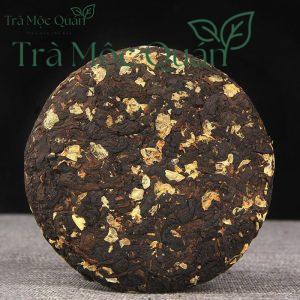 Trà Phổ Nhĩ Chín Mãnh Hải Hoa Nhài – Bánh Trà 100g PN73
