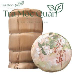 Trà Phổ Nhĩ Chín Mãnh Hải Hoa Nhài – Bánh Trà 100g PN73