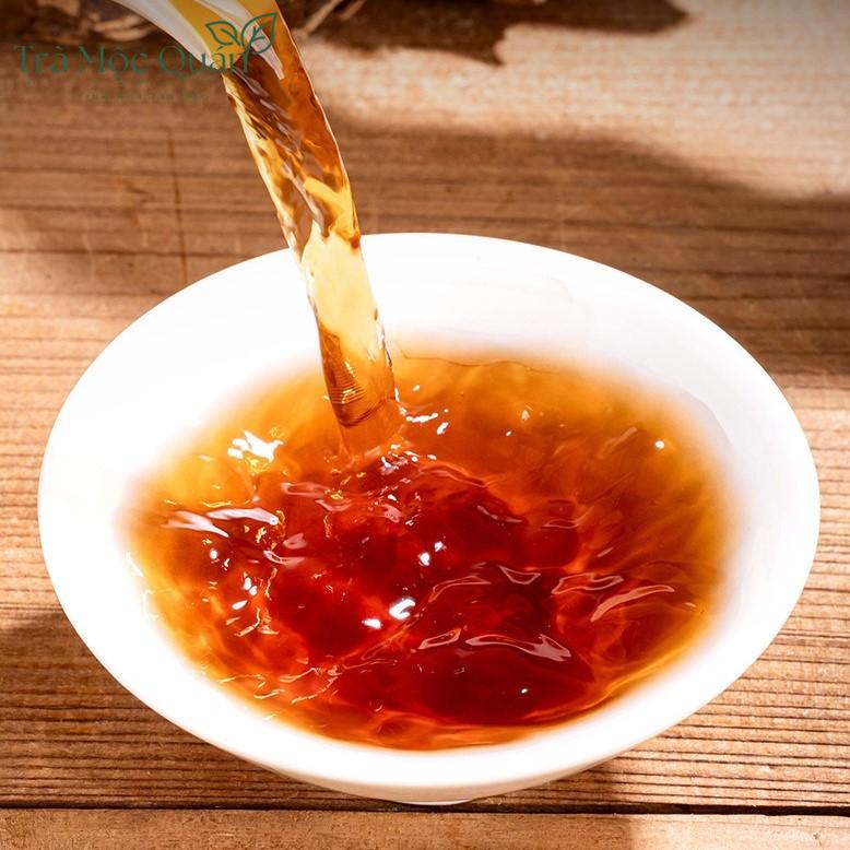 Trà Phổ Nhĩ Chín Tiểu Kim Đà Hương Nếp Cát Tường – Hộp Quà 300g PN68