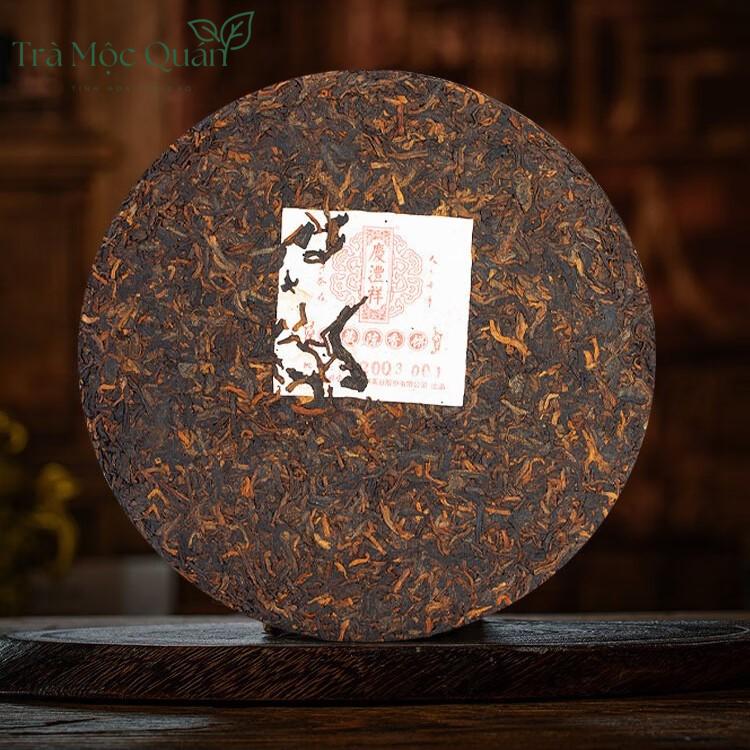 Trà Phổ Nhĩ Chín Trân Tàng 3 Thanh Phong Tường (Qing Feng Xiang) 2021 – Bánh 357g PN77