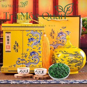 Trà Phổ Nhĩ Quýt Tiểu Thanh Cam Tân Hội – Hộp Quà Cung Đình Hoàng Kim 500g PN78