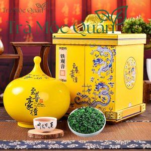 Trà Phổ Nhĩ Quýt Tiểu Thanh Cam Tân Hội – Hộp Quà Cung Đình Hoàng Kim 500g PN78