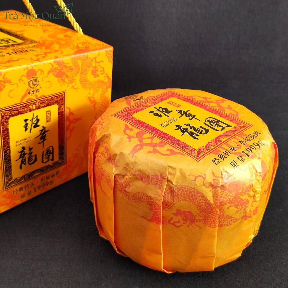 Trà Phổ Nhĩ Sống Ban Chương Long Đoàn Kim Qua – Quy Cách 1000g PN70