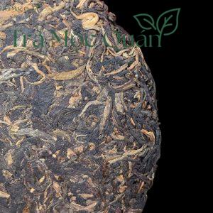 Trà Phổ Nhĩ Sống Bát Giác Đình Lê Minh 0840 (Ba Jiao Ting) 2008 – Bánh 357g PN80