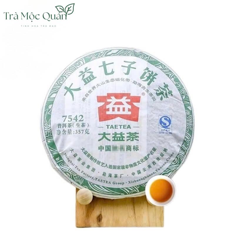 Trà Phổ Nhĩ Sống Đại Ích Dayi 7542 Lô 301 Năm 2013 – Bánh 357g PN79