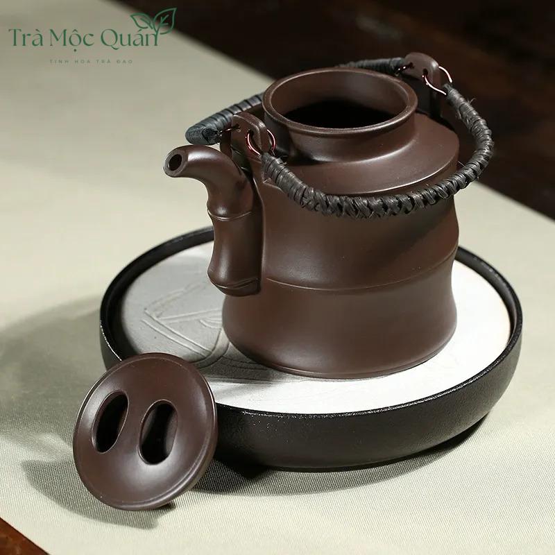 Ấm Tích Trúc Đoạn Tử Sa Tử Nê 700ml AT111