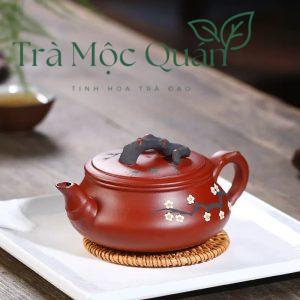 Ấm Tử Sa Biển Cổ Tùng Mai Đại Hồng Bào 300ml ATS75