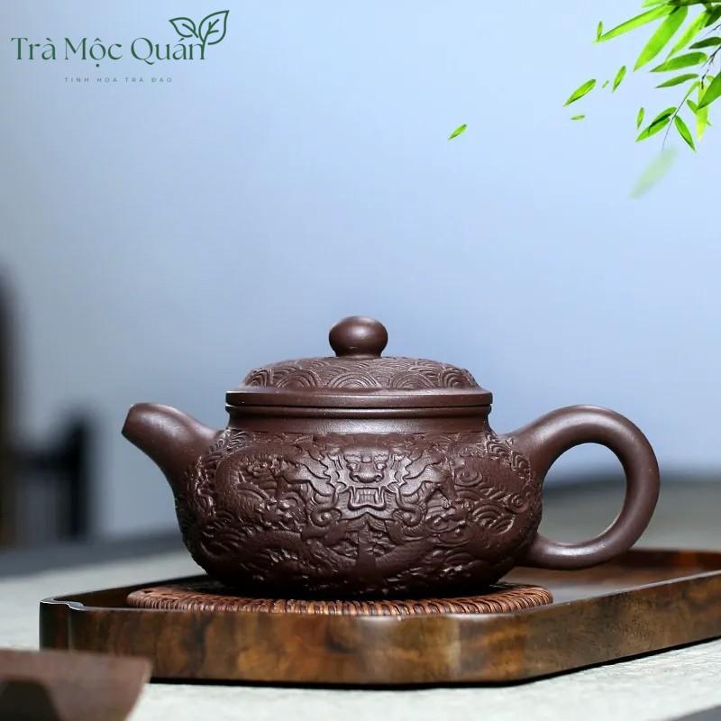 Ấm Tử Sa Phỏng Cổ Long Đằng Tứ Hải Lão Tử Nê 310ml ATS77