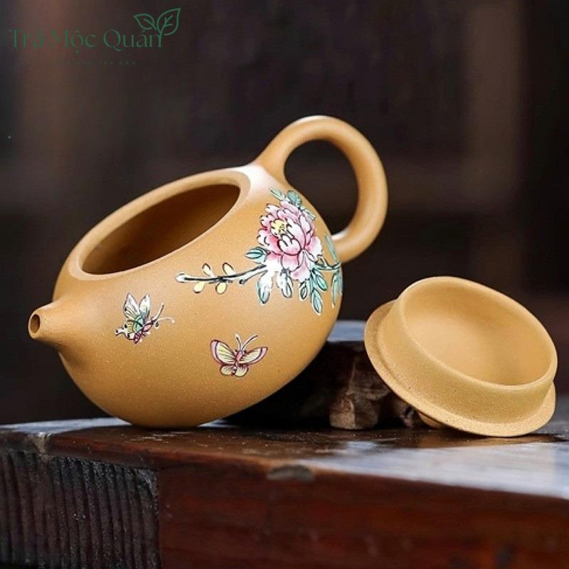 Ấm Tử Sa Tây Thi Hoàng Kim Đoạn Nê Nguyên Khoáng 200ml ATS70