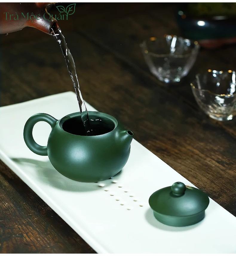 Ấm Tử Sa Tây Thi Lục Nê Hoa Mai 220ml ATS68