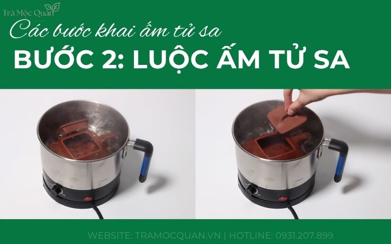 cách khai ấm tử sa