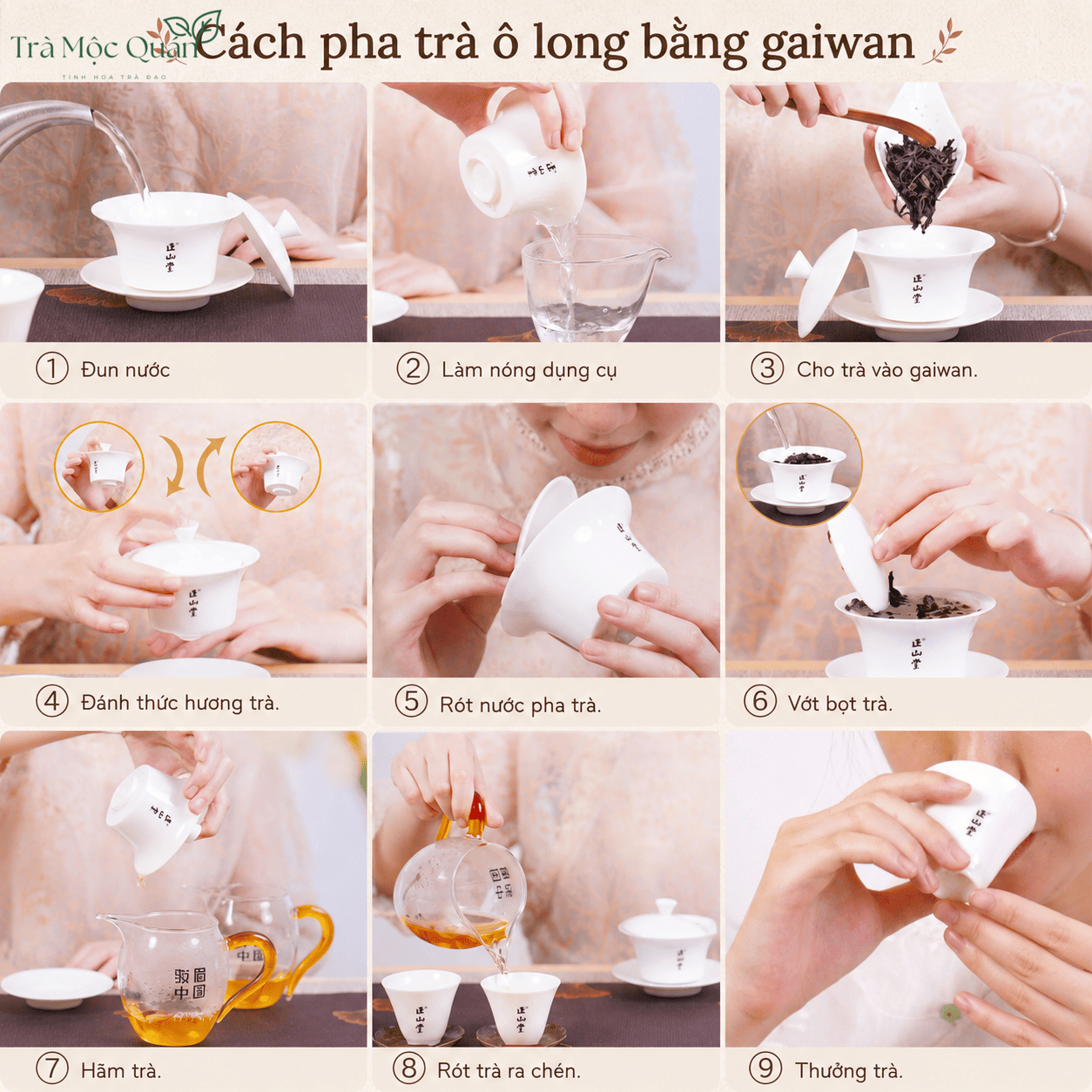 Cách pha trà ô long