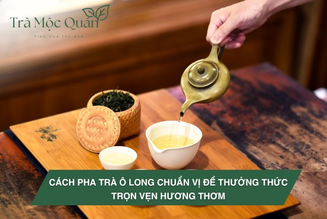 cách pha trà ô long