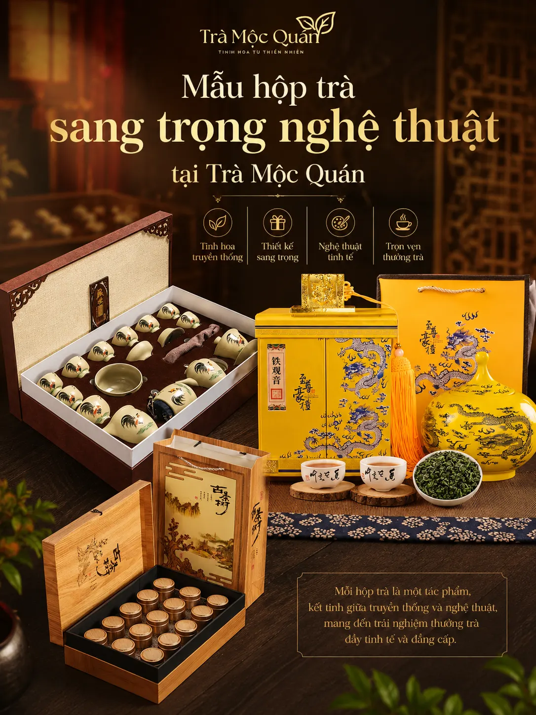 hộp trà biếu cao cấp