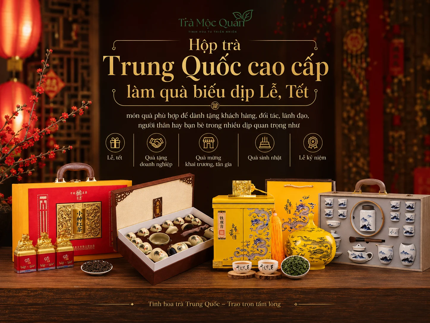 hộp trà cao cấp