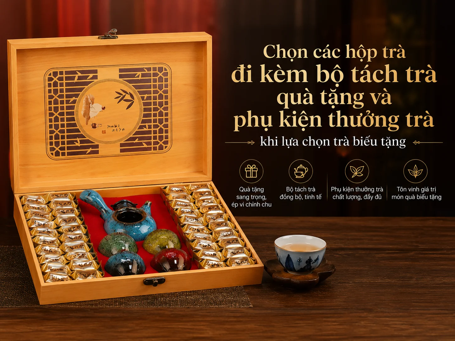 hộp trà cao cấp