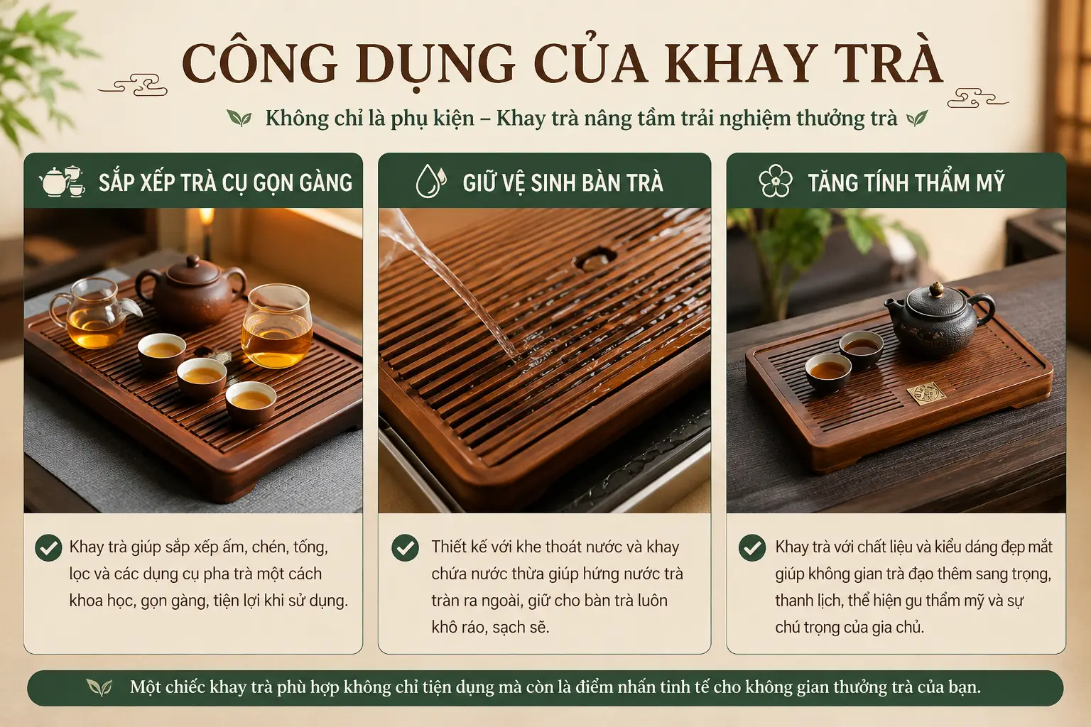 mẫu khay trà đạo đẹp cao cấp