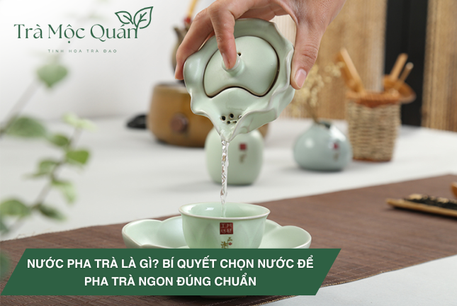 nước pha trà