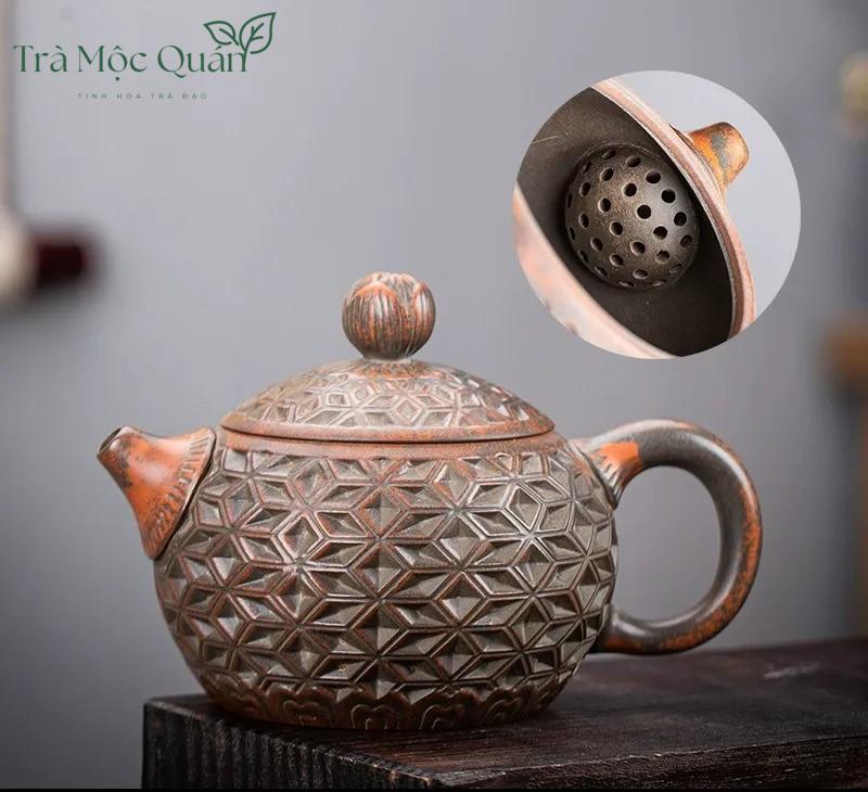 Ấm Trà Nê Hưng Khâm Châu Hỏa Biến Thủ Công Cao Cấp AND12