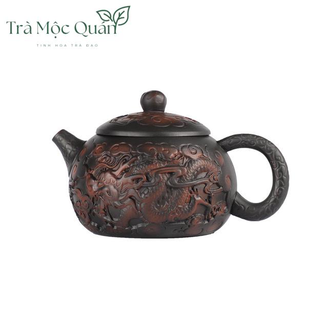 Ấm Tử Đào Kiến Thủy Tây Thi Long Phụng Thủ Công 225ml ATS63