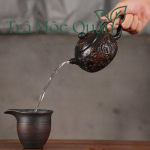 Ấm Tử Sa Tây Thi Lục Nê Nguyên Khoáng 260ml ATS58