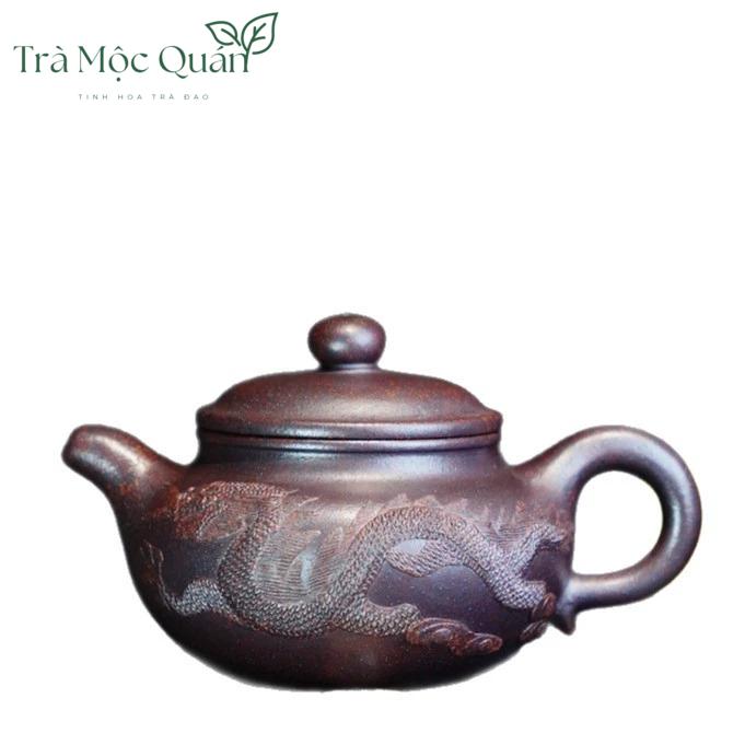 Ấm Tử Sa Phỏng Cổ Cổ Đồng Nê Long Hành Thiên Hạ 290ml ATS81