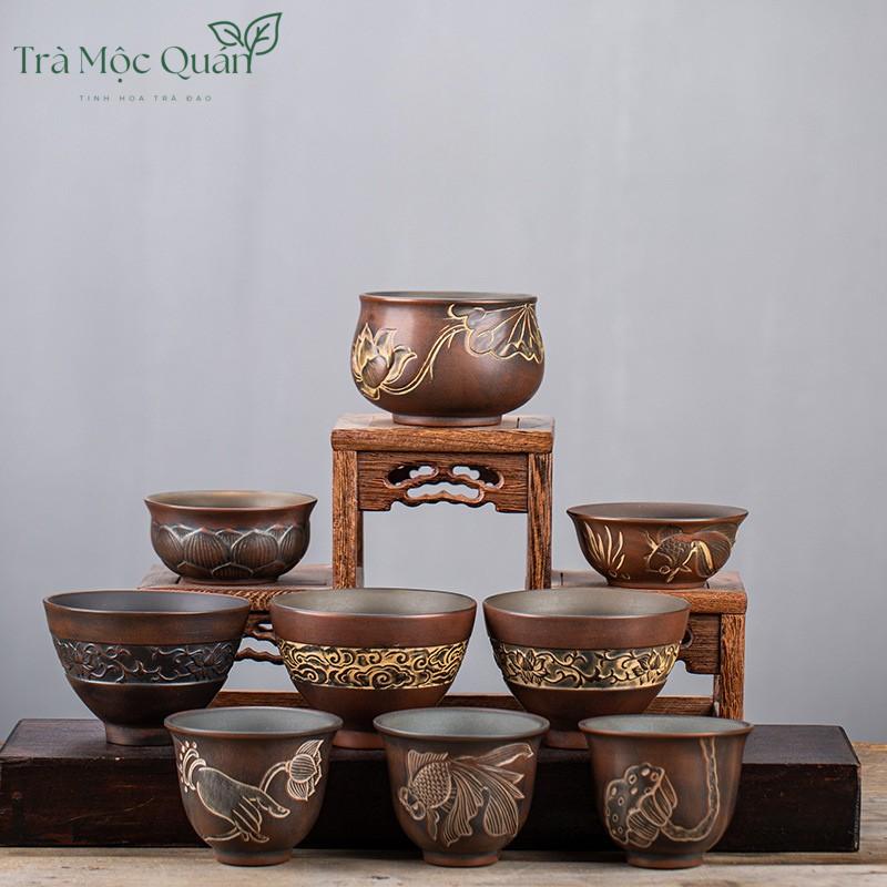 Chén Uống Trà Nê Hưng Khâm Châu Hỏa Biến CT114