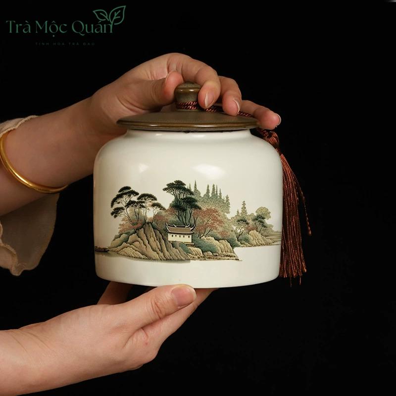 Trà Bích Loa Xuân Hộp Gỗ Quà Tặng 500g BLX203