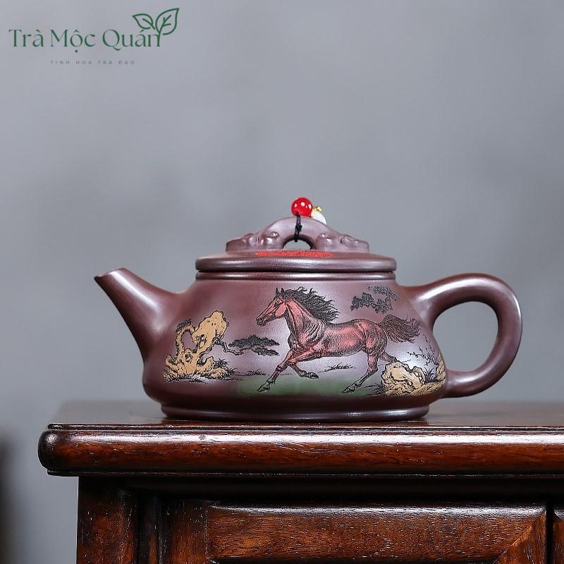 Ấm Tử Sa Mã Đáo Thành Công Tử Nê 240ml ATS99