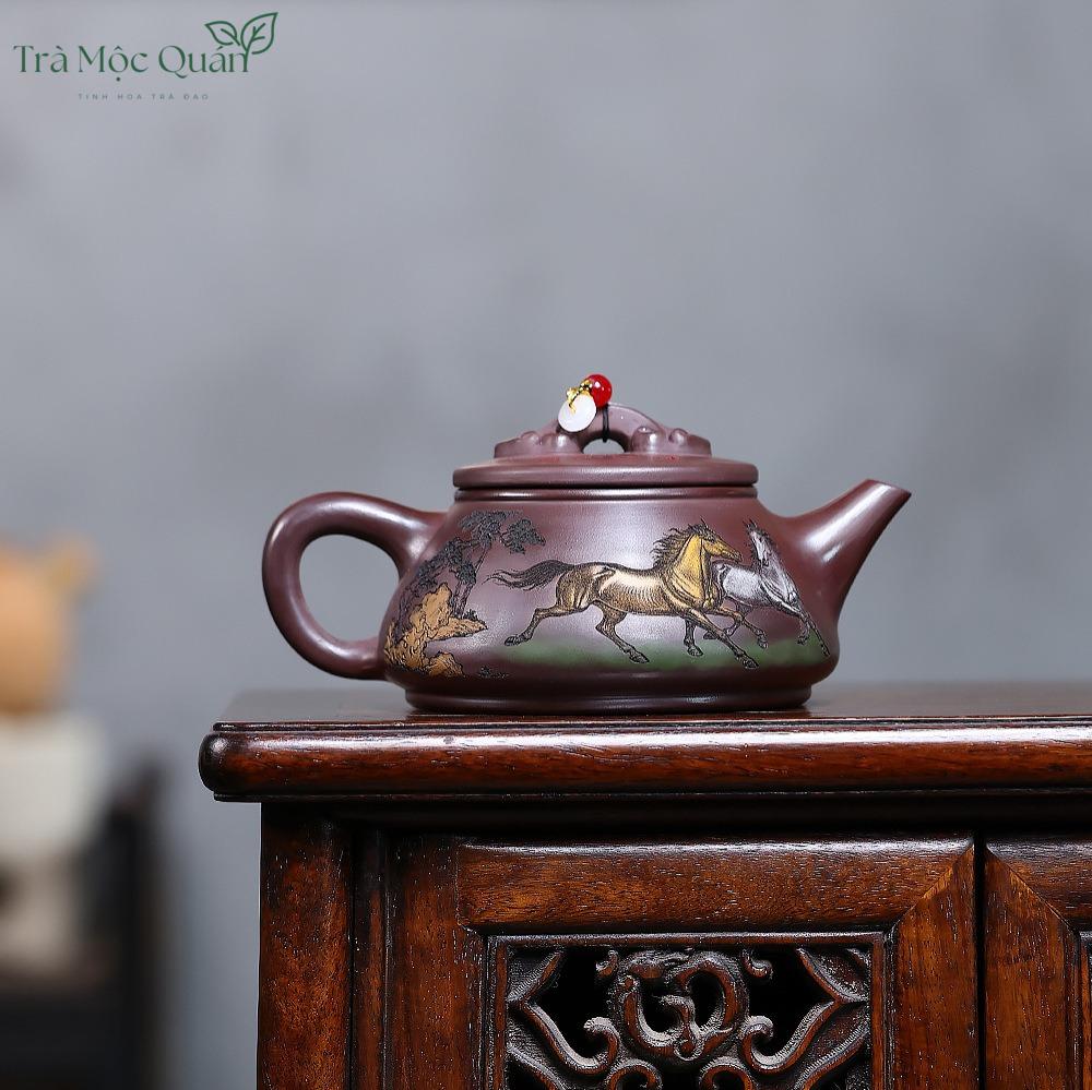 Ấm Tử Sa Mã Đáo Thành Công Tử Nê 240ml ATS99