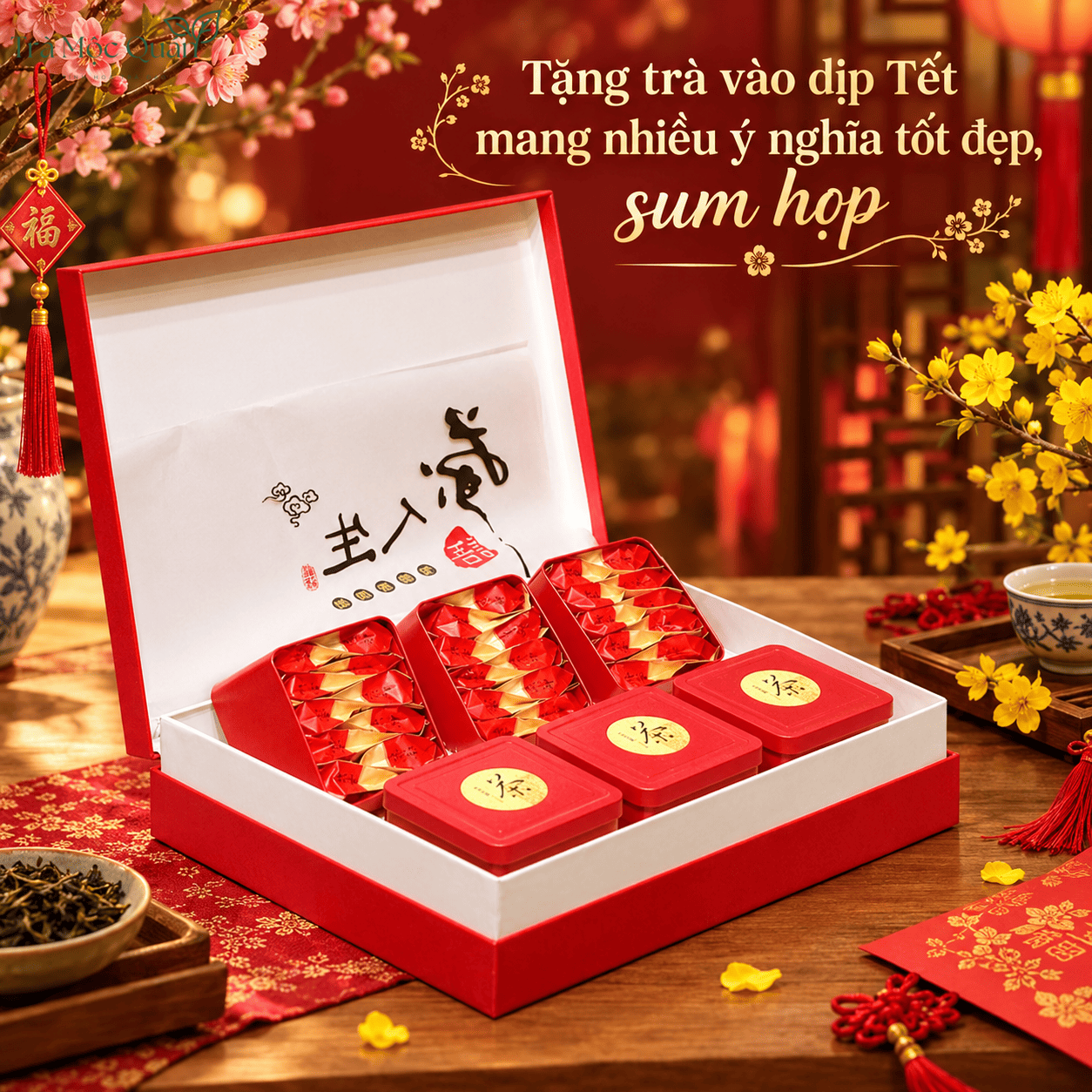 Hộp trà Tết
