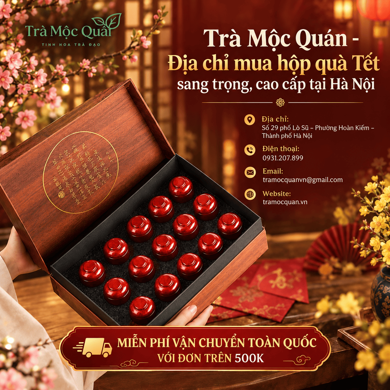 Hộp trà Tết