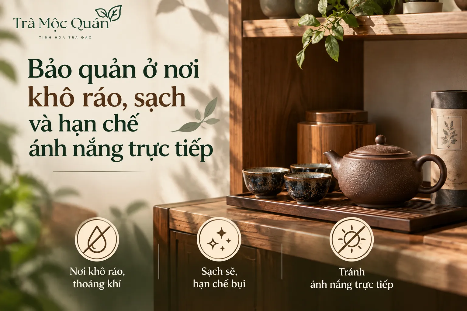 cách bảo quản ấm chén trà